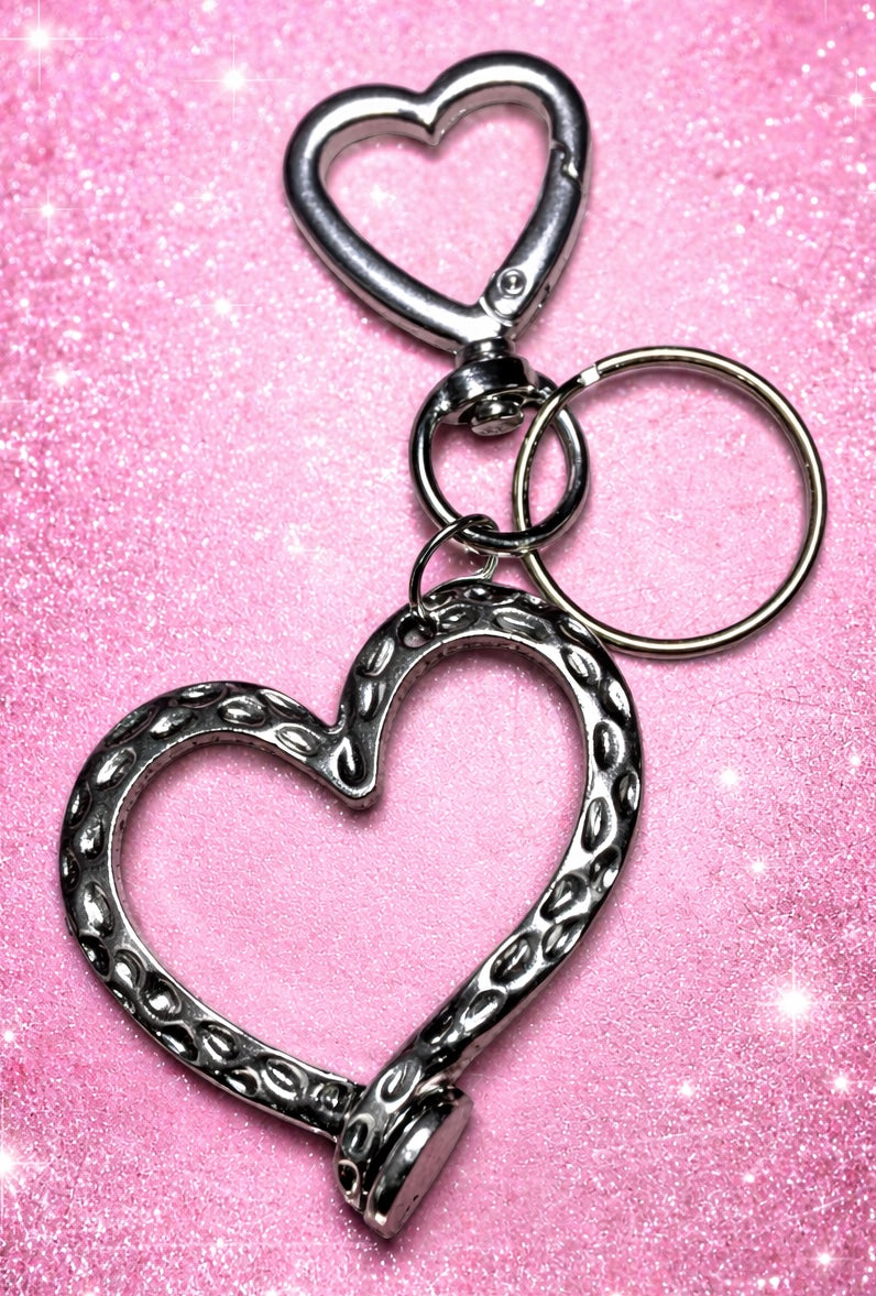 Bag Charm - Reimagined Romance - Silver