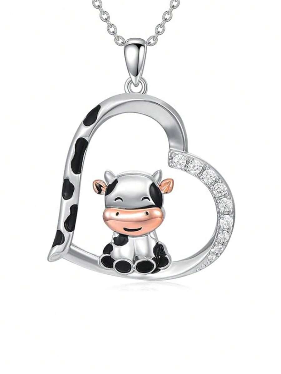 Cow Heart Necklace