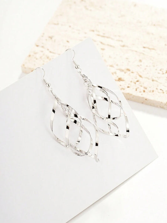 Metallic Spiral Earrings