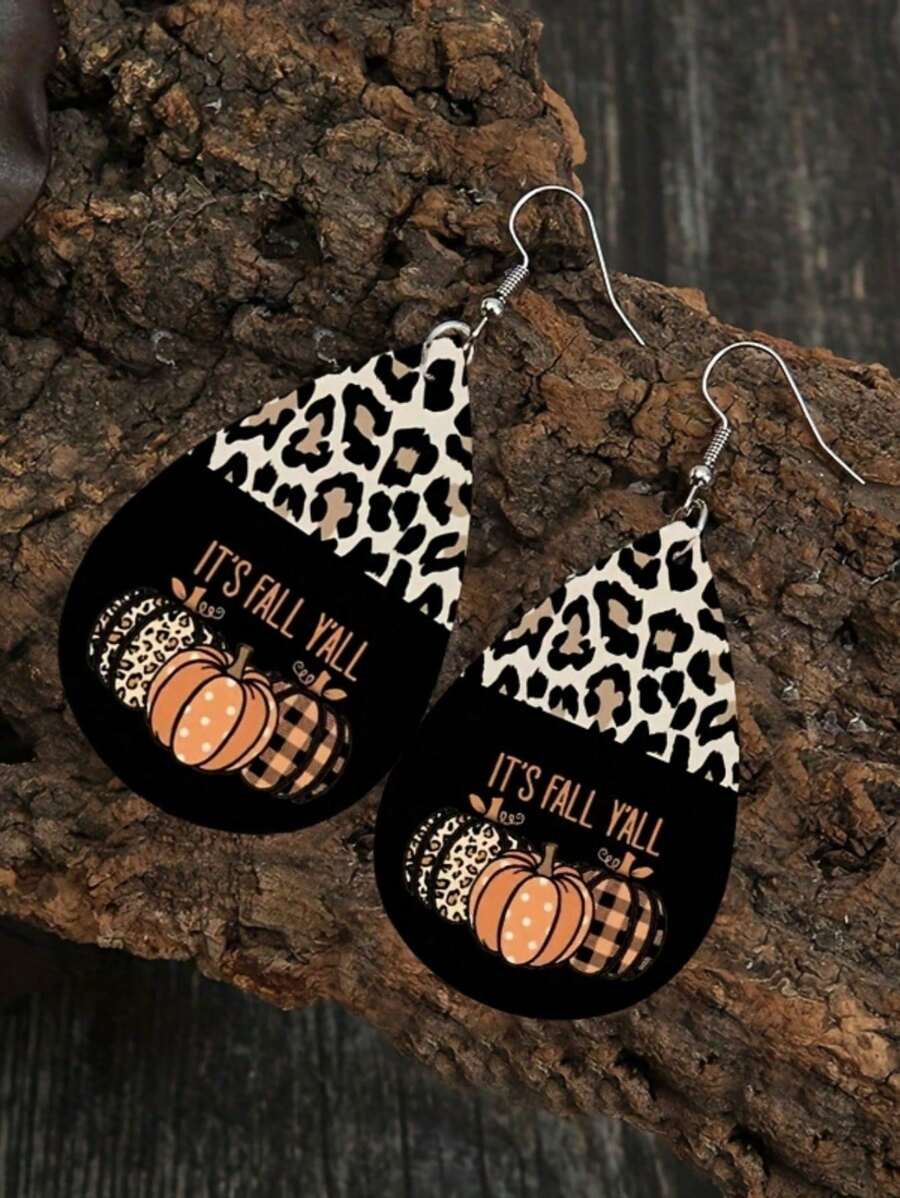 Fall Pumpkin Earrings