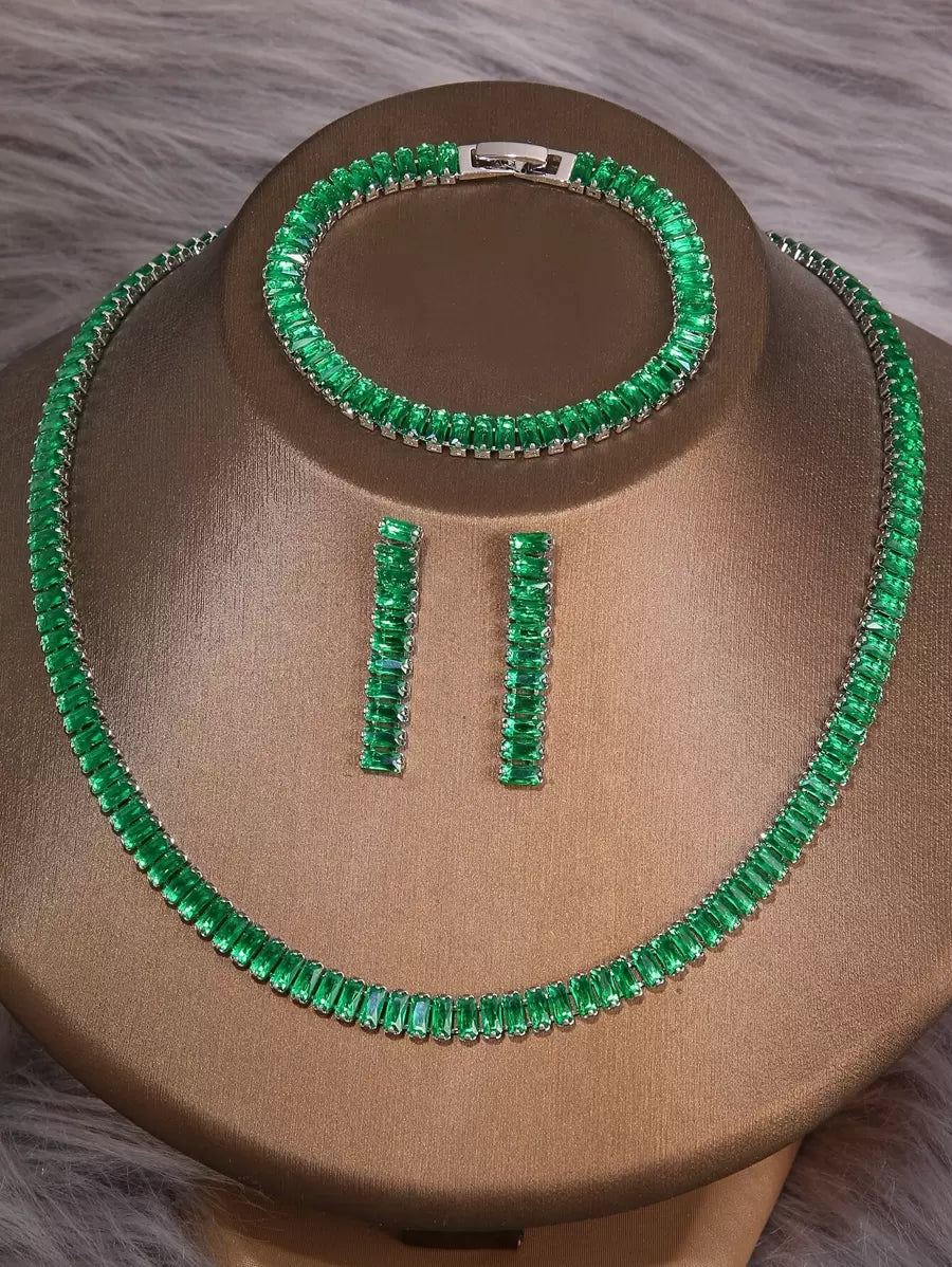 Rectangle Shaped Set - Green