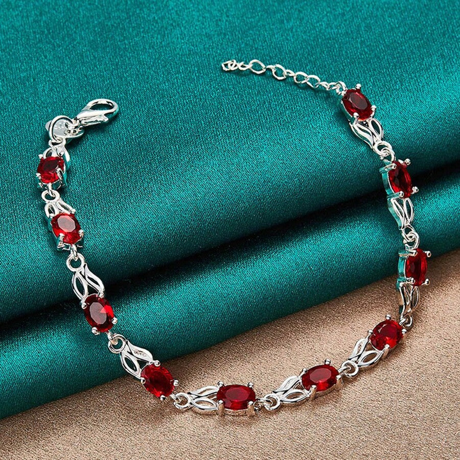Crystal Bracelet - Red