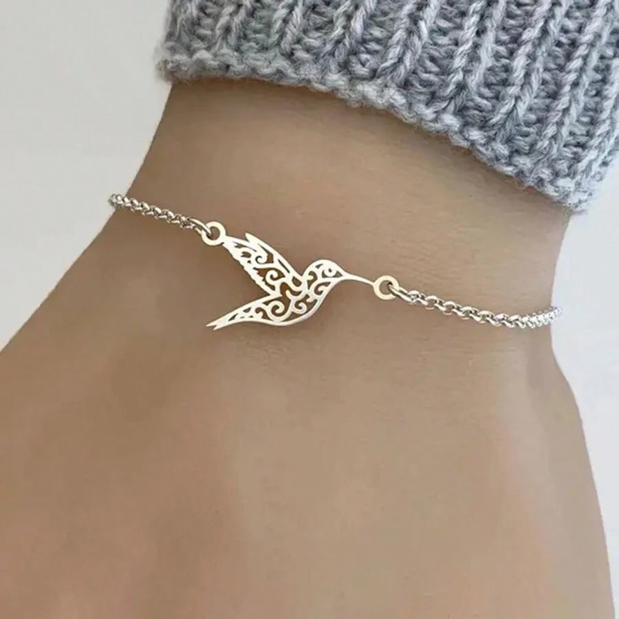 Hummingbird Bracelet - Silver