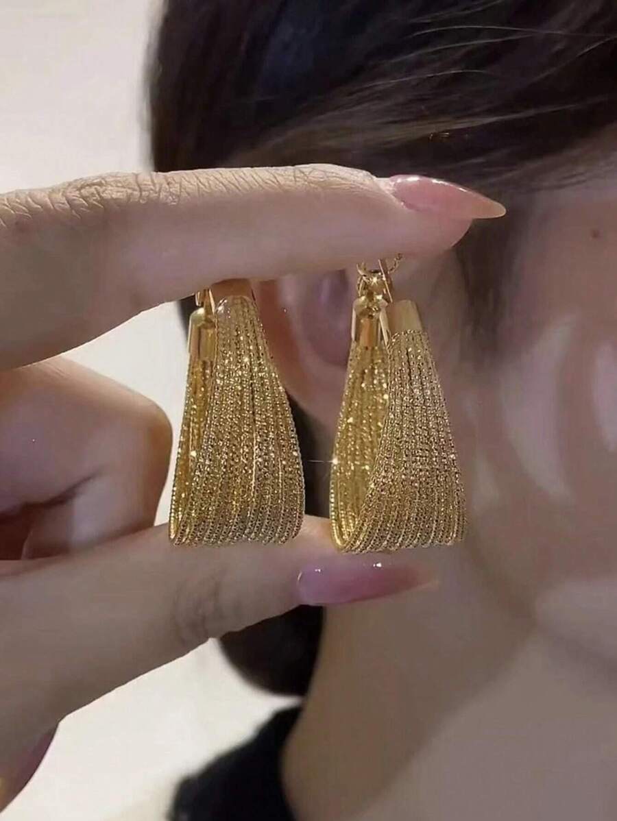 Multi-Layered Hoop - Gold