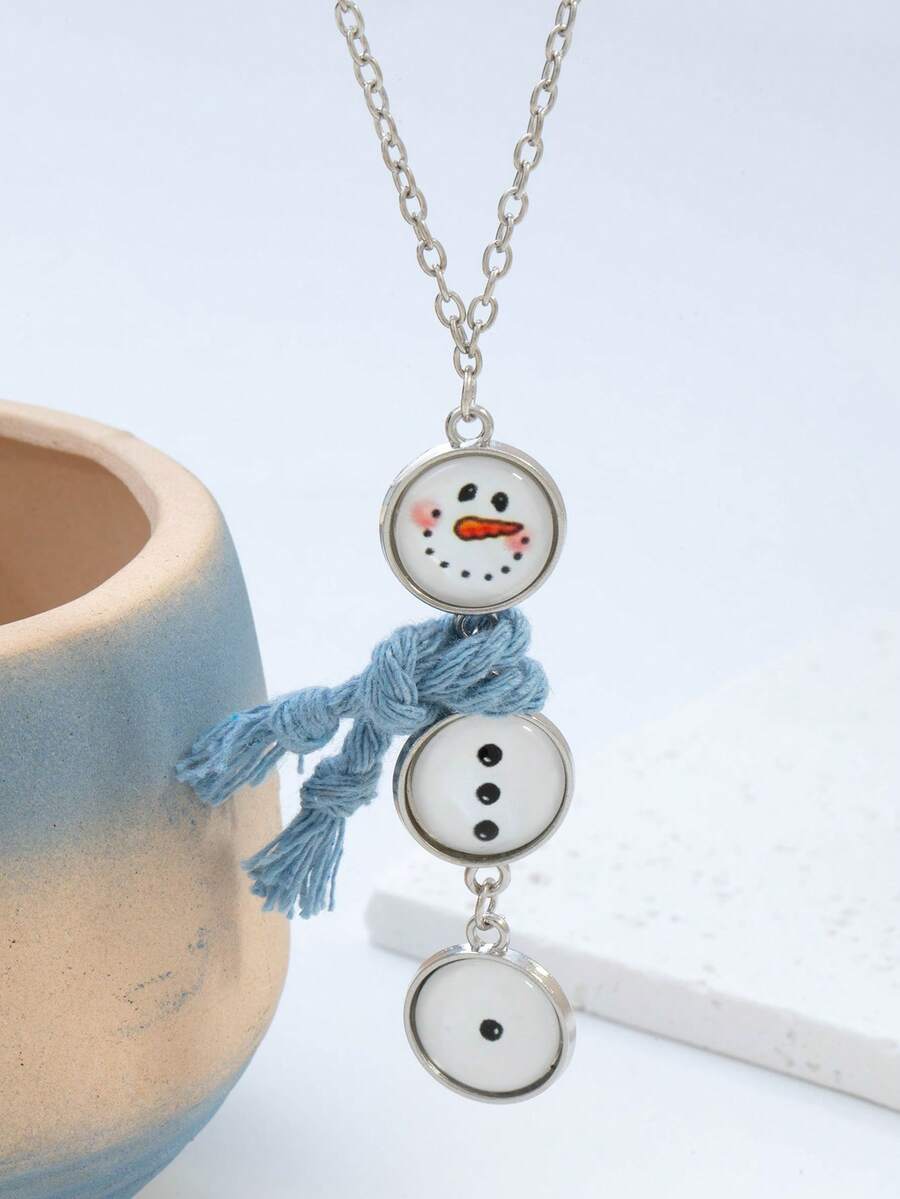 Snowman Necklace