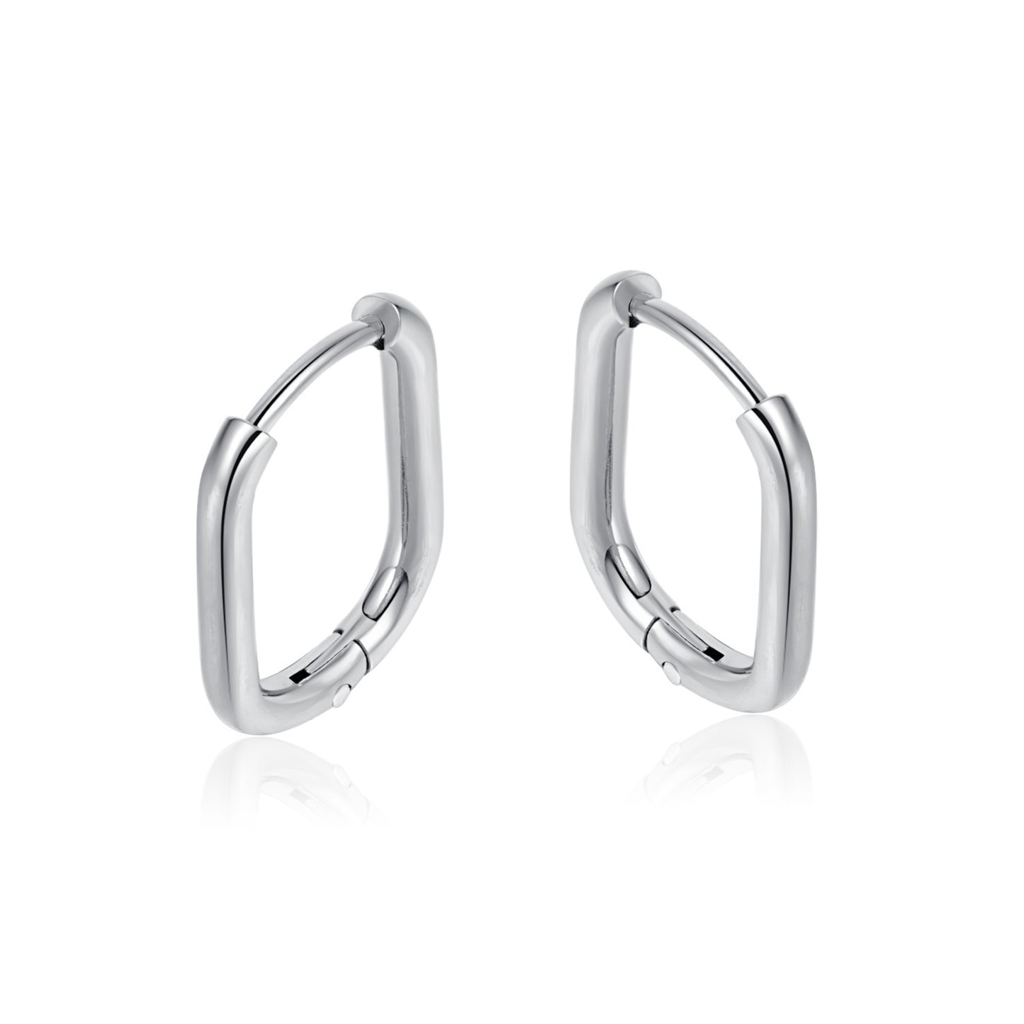 Small Hoop Earrings - Silver