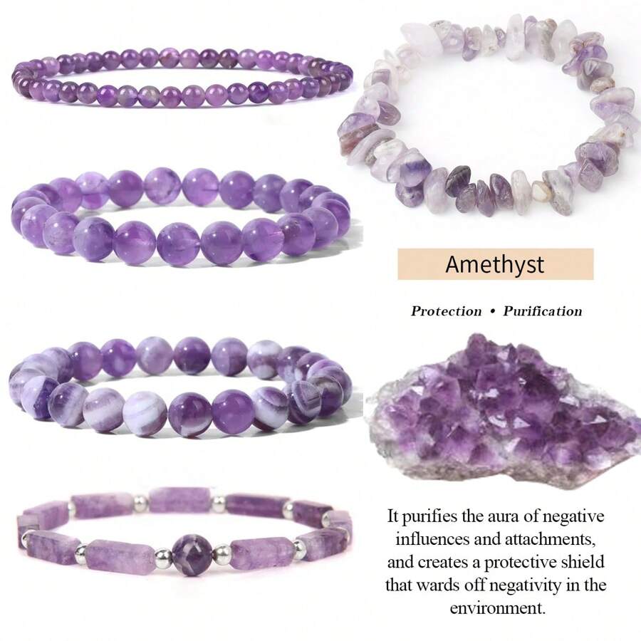 Quartz Bracelet - Purple