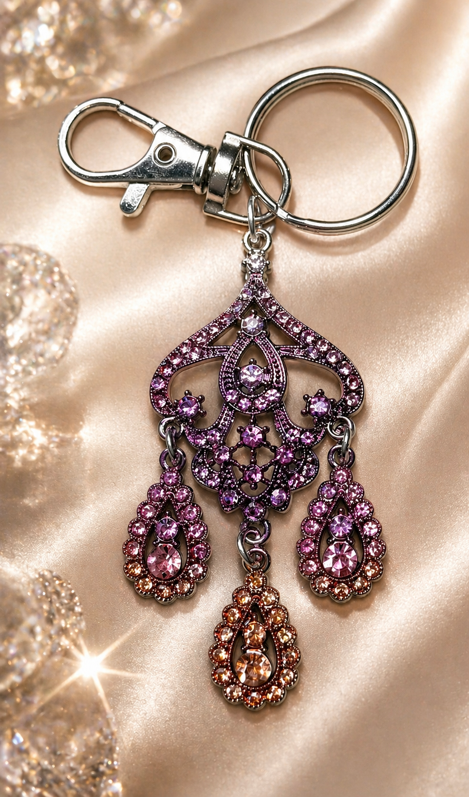 Bag Charm - Chandelier Command - Multi
