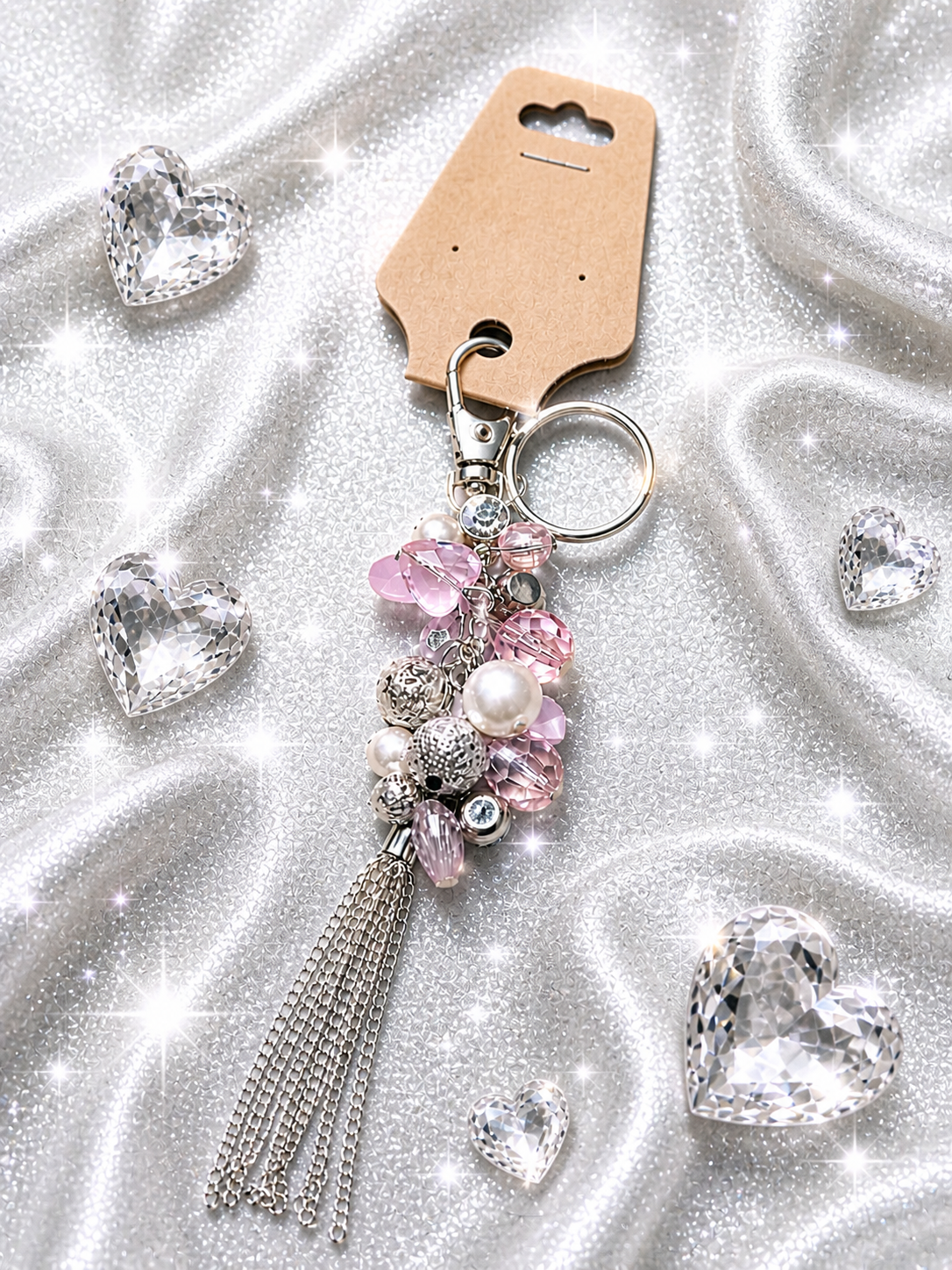 Bag Charm - Party Girl Glow - Pink