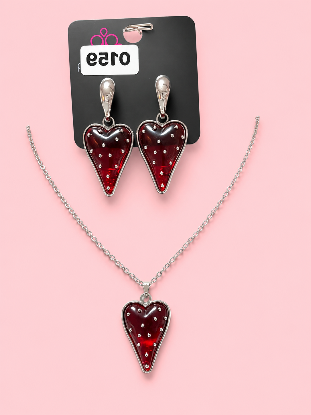 Custom Necklace - Glossy Goodwill - Red