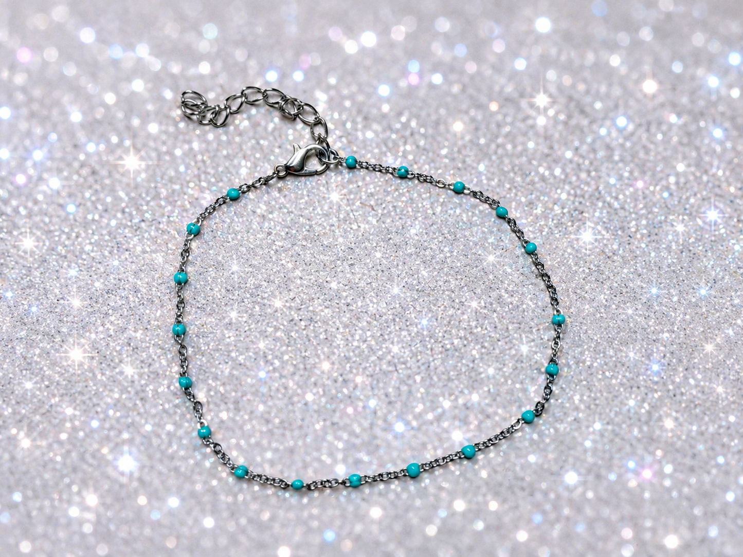 Custom Anklets - Anklet - Aqua