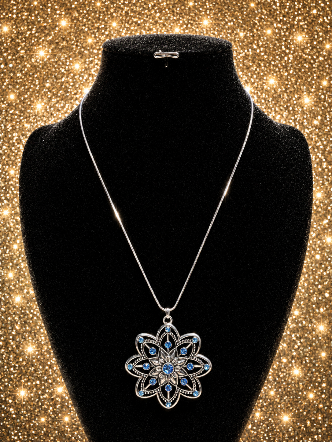 Custom Necklaces - Prismatic Perennial - Blue
