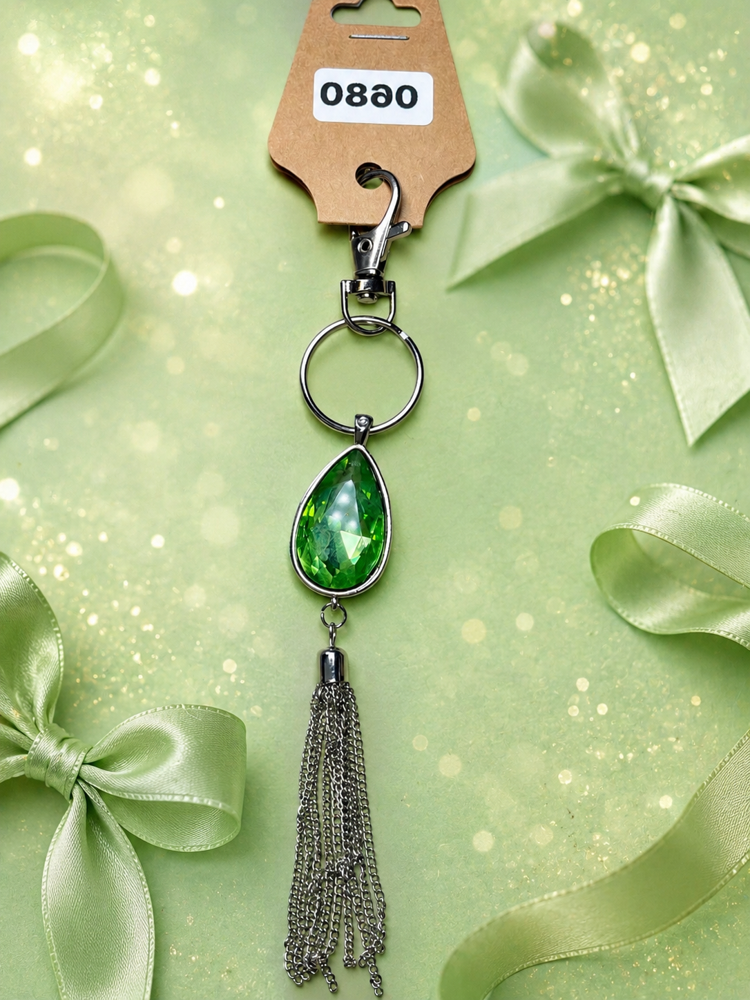 Bag Charm - Elite Shine - Green