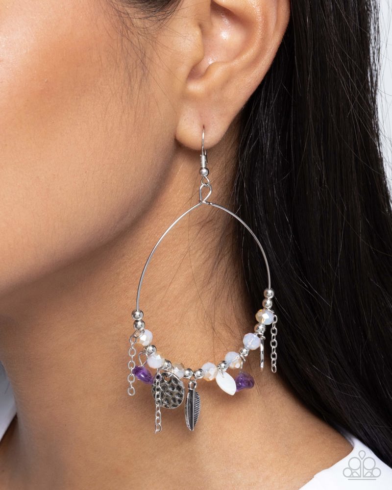 Feathered Fringe - Purple