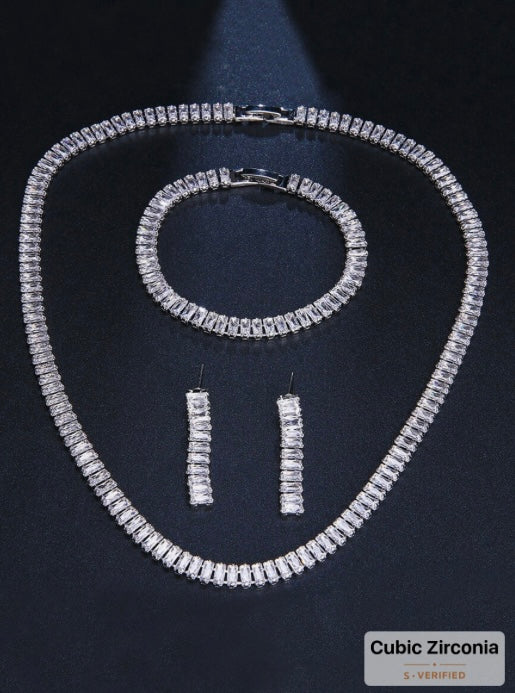 Rectangle Shaped Set - White