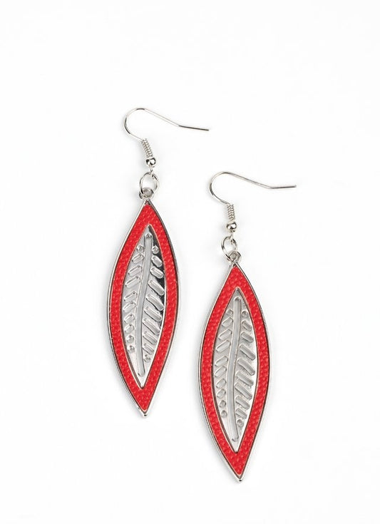 Leather Lagoon - Red