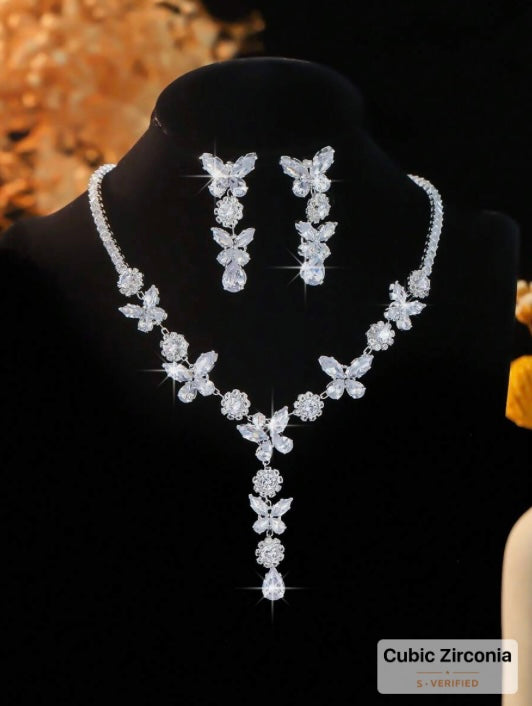 Heirloom Collection Butterfly Necklace - White