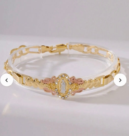 Virgin Mary Bracelet - Gold