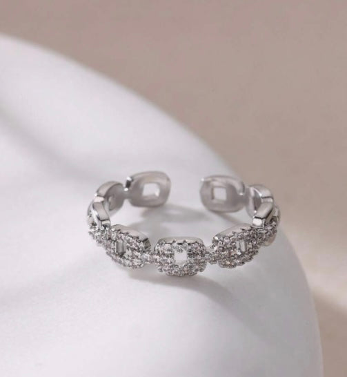 CZ Chain Ring