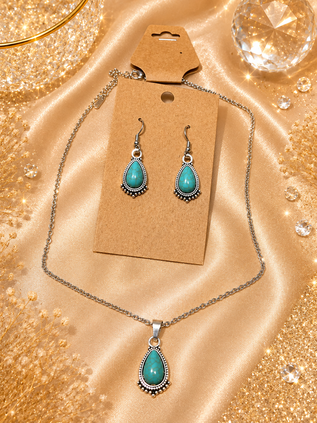 Custom Earrings - Turquoise Earrings #1