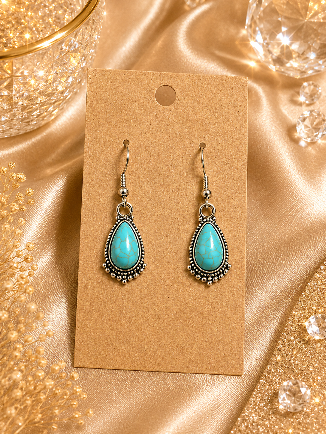 Custom Earrings - Turquoise Earrings #1