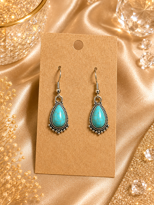 Custom Earrings - Turquoise Earrings #1