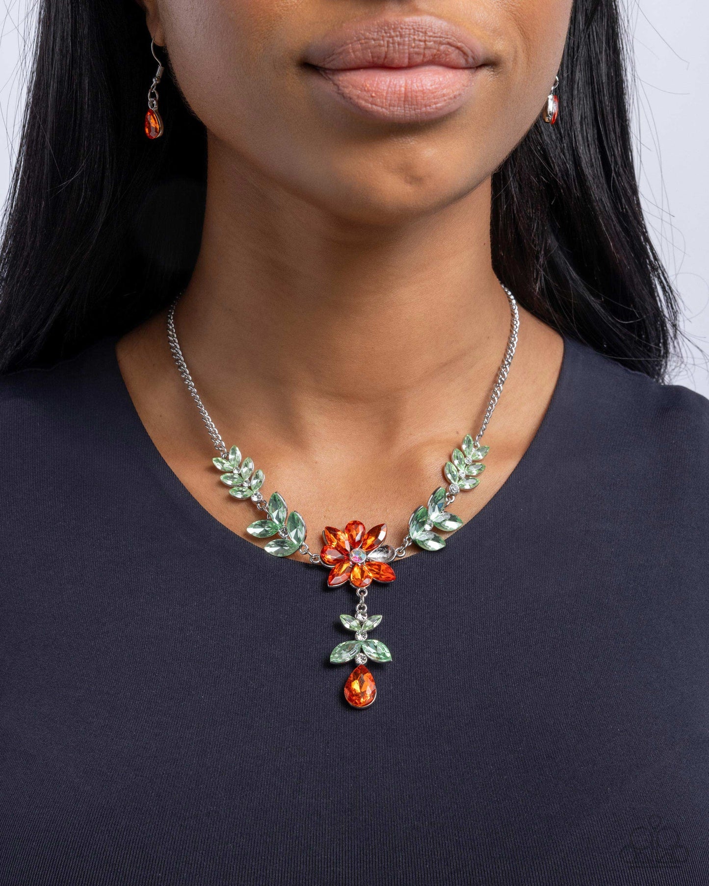 Bouquet Backdrop - Orange