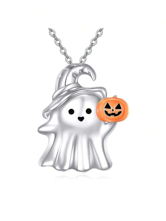 Ghost with pumpkin