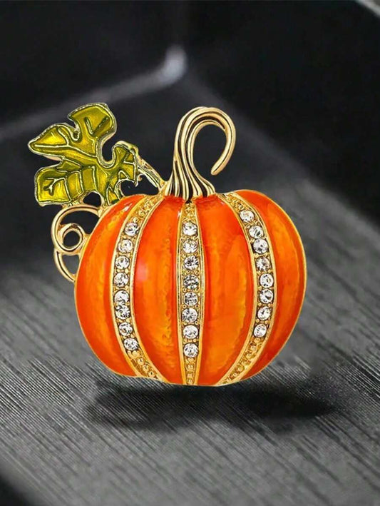 Pumpkin Brooch