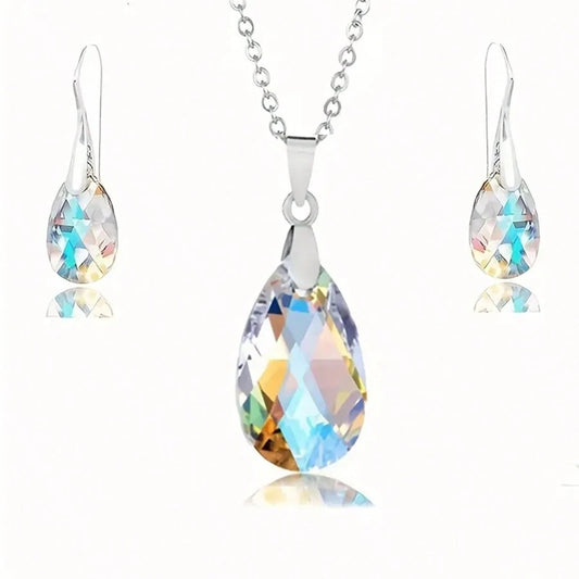 Elegant Water Drop Jewelry Set