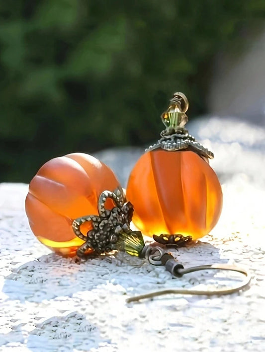 Pumpkin Earrings