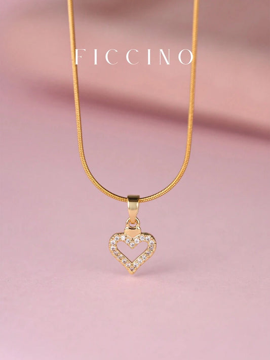 CZ Heart Pendant