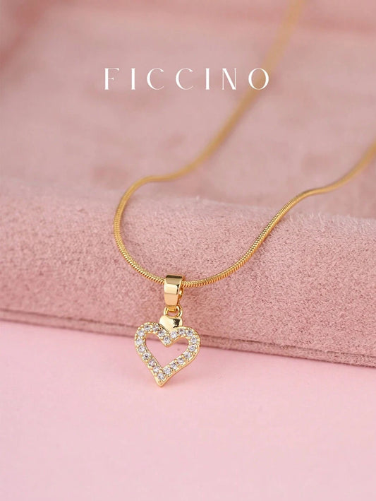 CZ Heart Pendant