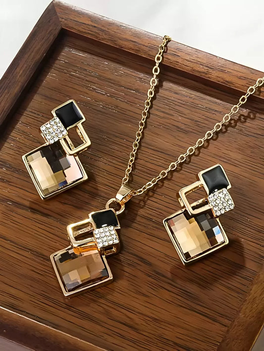 Square Design Set - Champagne
