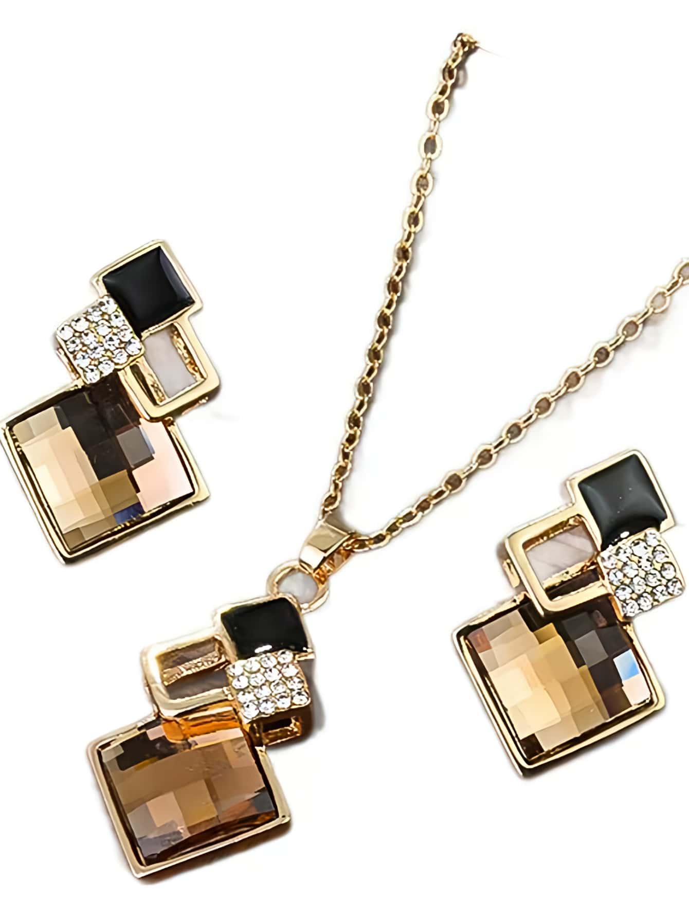 Square Design Set - Champagne