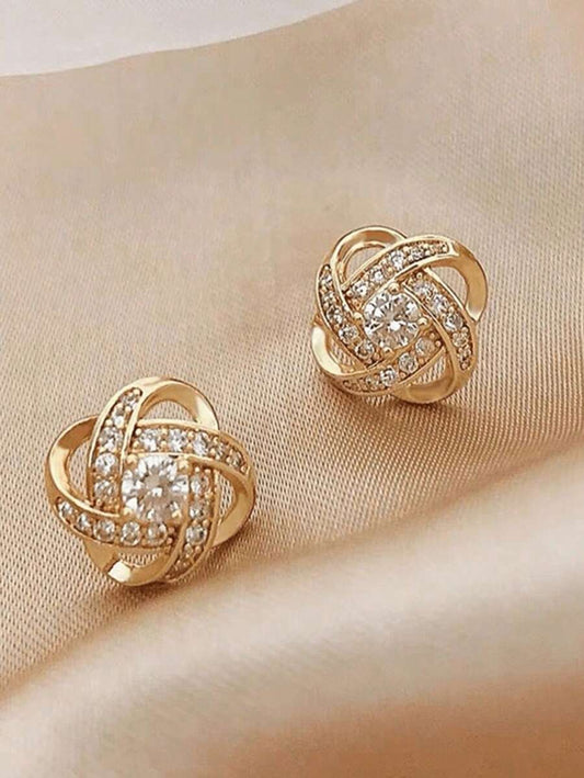 Ring Charm Earrings - GOLD