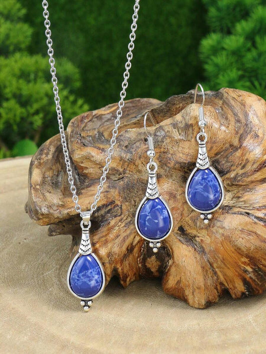 Blue Stone Set