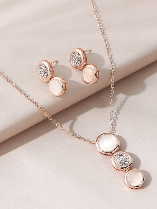 Rhinestone Set - Rose Gold
