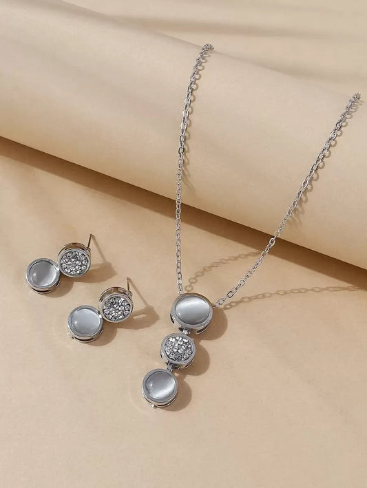 Rhinestone Set - Silver