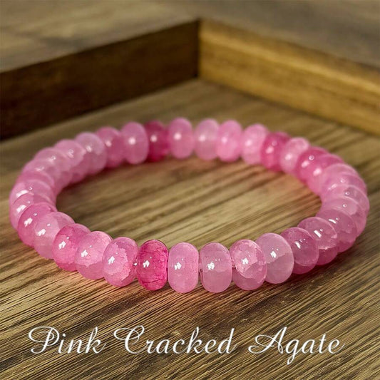 Pink Cracked Agate