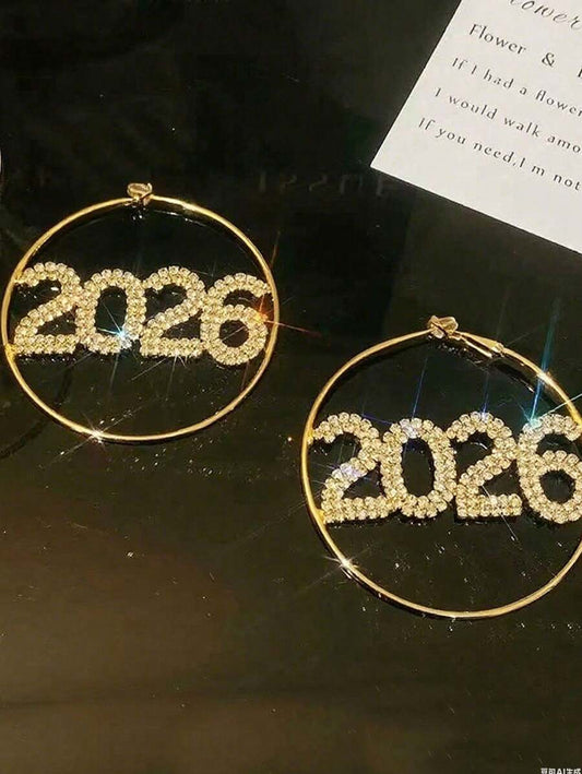 2025 Hoop Earrings - Gold