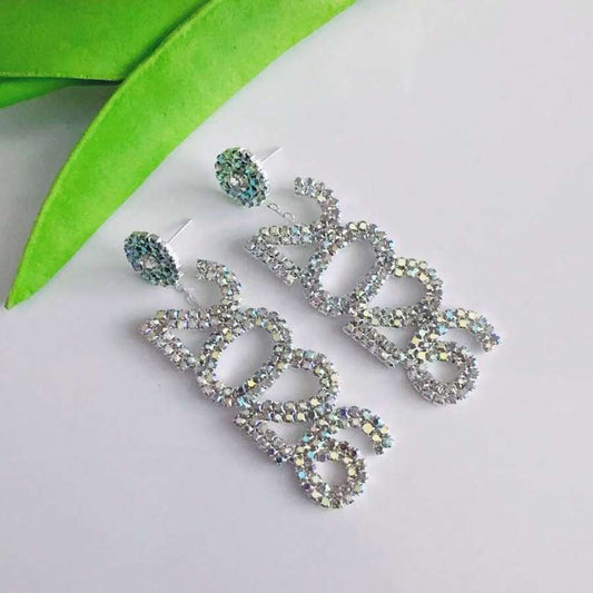 2026 Crystal Earrings - Iridescent