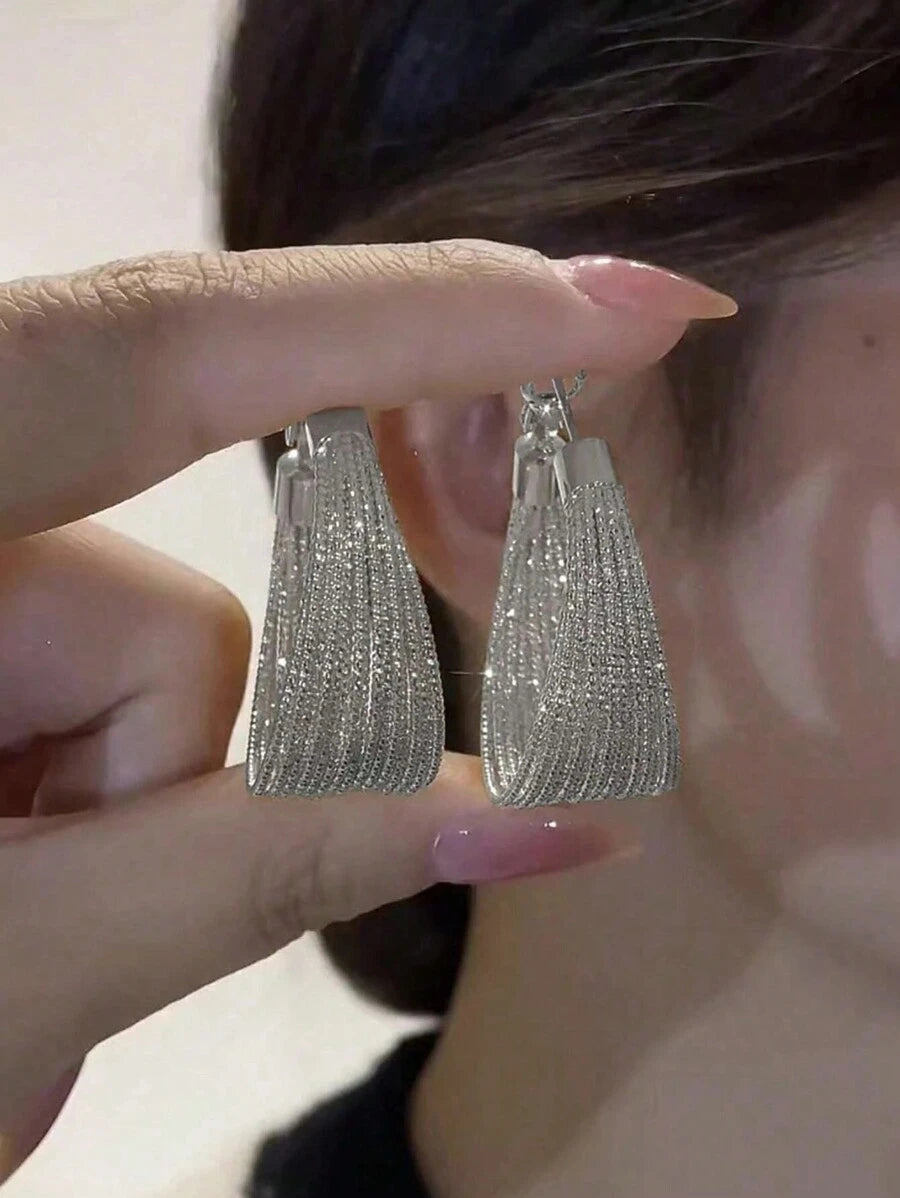 Multi-Layer Hoop - Silver