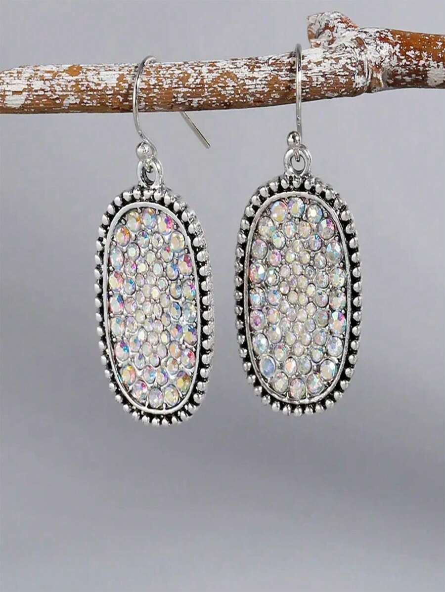 Round Earring - Iridescent