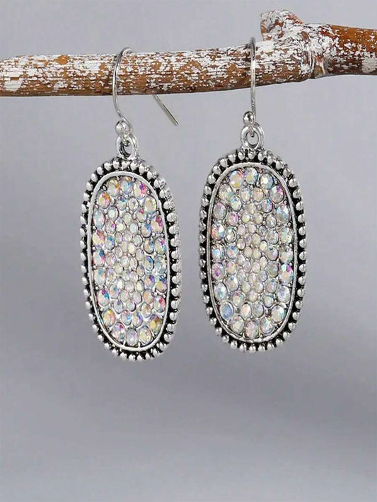 Round Earring - Iridescent