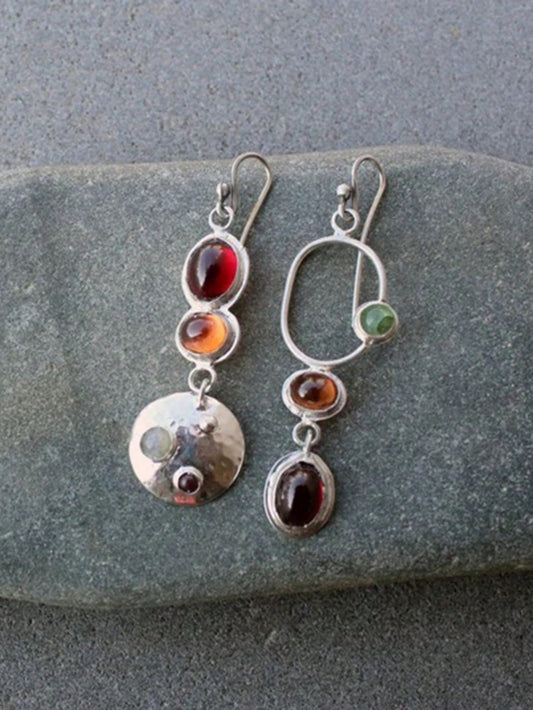 Geometric Asymmetry Handmade Earring