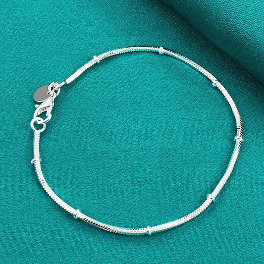 Snake Chain Bracelet - Silver