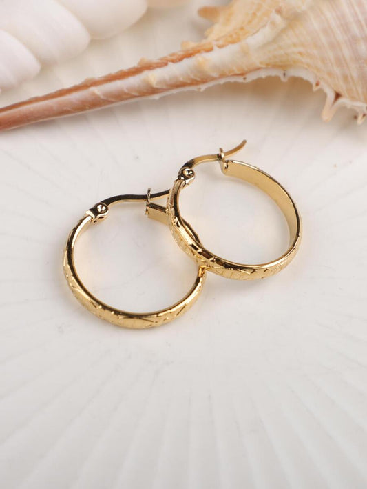 Hoop Earring - Gold