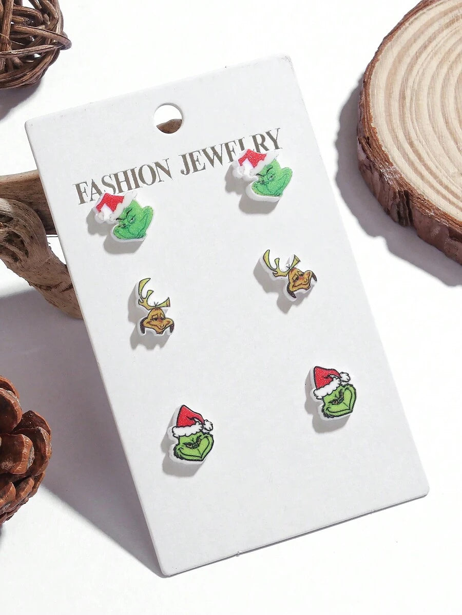 Grinch Earrings