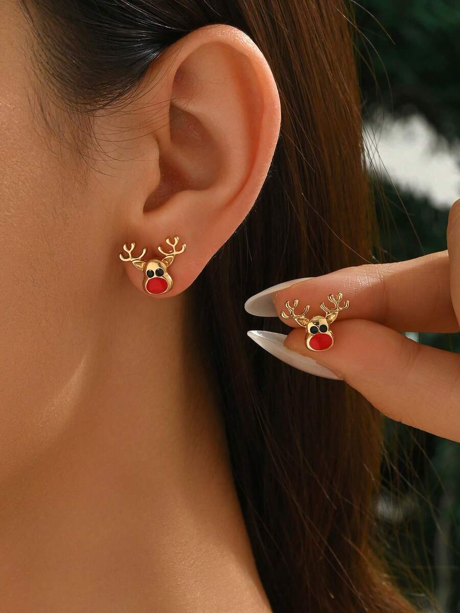 Rudolph Earrings